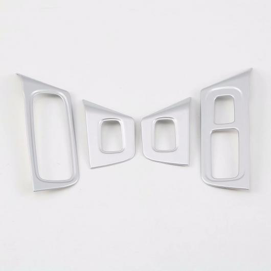 適用: ポルシェ/PORSCHE カイエン 2018 2019 2020 カーボンファイバー 粒 ウインドウ リフト パネル 装飾 カバー マットシルバー AL-MM-3647 AL Interior parts for cars