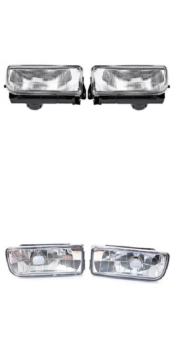 フォグライト 適用: BMW 3シリーズ E36 318 320 323 325 328i 1992-1998 フロント バンパー 右 左側 ハロゲン ドライビング サイド ミラー ストライプ 左右・クリスタル 左右 AL-MM-4003 AL Car light