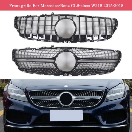 適用: メルセデス・ベンツ CLS W218 2015-2018 ミドル グリル GT フロント グリル CLS300 CLS350 バーチカル バー スタイル 6〜スタイル 8 AL-MM-4188 AL Exterior parts for cars 3