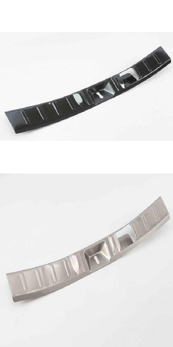 適用: 三菱 アウトランダー 2016 2017 2018 2019 ステンレス スチール インナー リア バンパー プロテクター シル トランク カバー トリム ブラック・シルバー AL-MM-4444 AL Exterior parts for cars