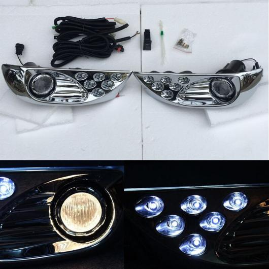 LED フロント フォグランプ デイタイムランニングライト 適用: トヨタ ランドクルーザー プラド 120 FJ120 LC120 2003 2004 2005 2006 2007 2008 2009 AL-MM-4764 AL Car light