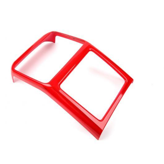 適用: ポルシェ/PORSCHE カイエン PO536 2018 2019 アームレスト ボックス リア 通気口 フレーム トリム カバー レッド AL-KK-0321 AL Interior parts for cars