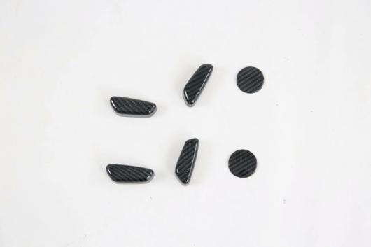 適用: フォード/FORD ラプター F150 2017-2020 カーボンファイバー調 インテリア インナー シート アジャスター スイッチ ノブ ボタン カバー トリム AL-KK-0766 AL Interior parts cars