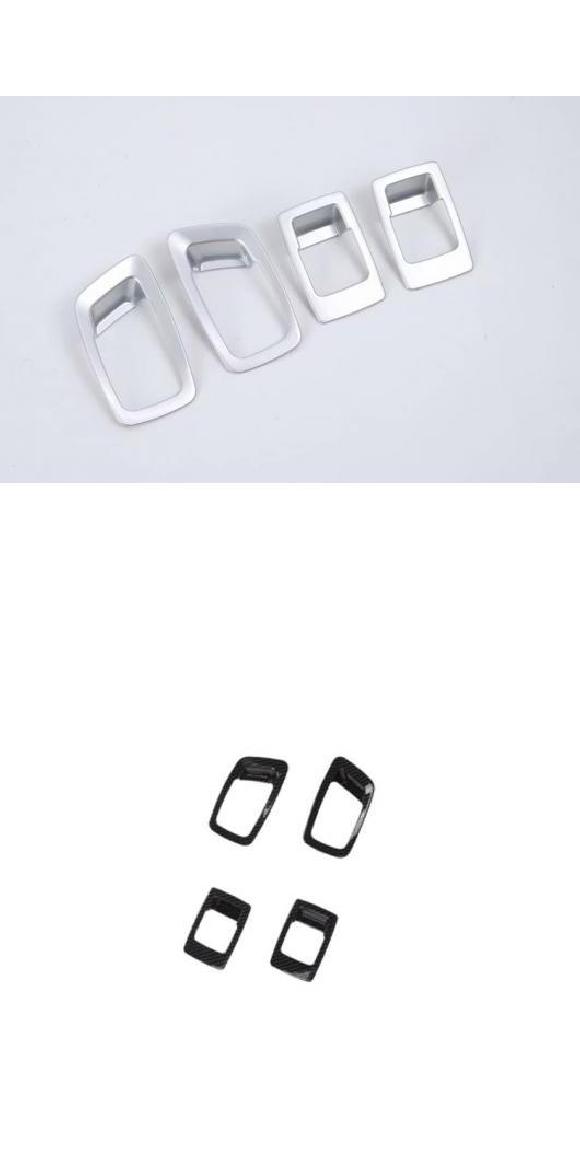 適用: BMW X3 G01 2018 2019 ABS インテリア インナー シート アジャスター スイッチ ノブ ボタン カバー トリム シルバー・カーボン調 AL-KK-0876 AL Interior parts for cars