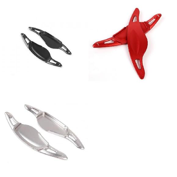 適用: BMW 5シリーズ 18-19 7シリーズ 16-19 アルミニウム 合金 ステアリング ホイール シフト パドル エクステンション X3 18-20 X4 X5 19-20 M5 ブラック〜シルバー AL-KK-0887 AL Interior parts for cars