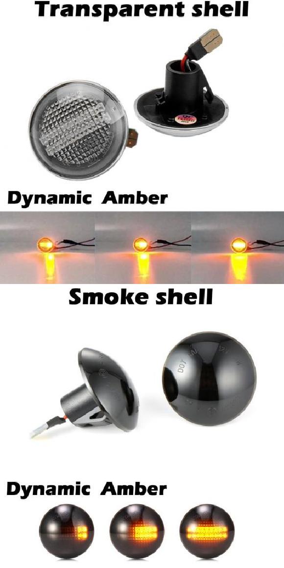 適用: ランド ローバー/ROVER レンジ ローバー/ROVER L322 2002-2012 ダイナミック アンバー LED ウイ..