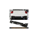 カーボンファイバー リア ディフューザー リップ 適用: BMW 1シリーズ F20 Mスポーツ ハッチバック M135i 2012-2014 リア バンパー カーボン 85cm・カーボン 71cm AL-MM-7839 AL Exterior parts for cars
