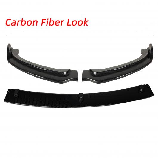 適用: BMW 3シリーズ F30 F35 フロント バンパー スプリッタ リップ ボディ キット スポイラー ディフューザー 2016 2017 2018 2019 カーボン調 AL-MM-8118 AL Exterior parts for cars