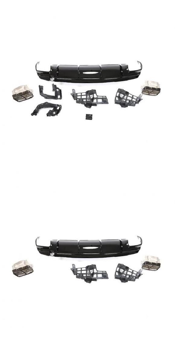光沢ブラック リア バンパー ディフューザー リップ 適用: メルセデス・ベンツ C117 W117 CLA200 CLA45 AMG 2013-2019 リア バンパー ブラック 2013-2015・ブラック 2016-2019 AL-MM-8220 AL Exterior parts for cars