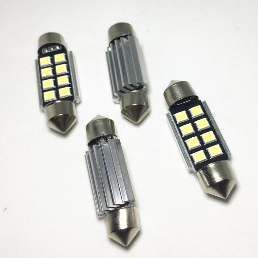 4ピース フェストゥーン 31mm 36mm 39mm 41mm 8 SMD LED エラー 5630 5730 CAN-BUS C5W LED インテリア リード クリスタル ブルー ホワイト 31mm〜41mm AL-MM-8341 AL Car light