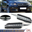 X-LED フロント バンパー DRL デイタイムランニングライト フォグ ヘッド ランプ ライト カバー-スタイリング 適用: BMW X5 E70 2007 2008 2009 2010 右 8LED・左 8LED AL-MM-8381 AL Car light