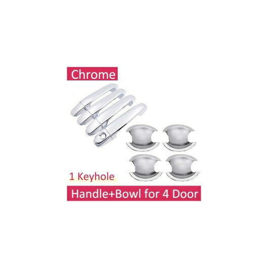 クローム ハンドル カバー トリム 適用: トヨタ カムリ XV50 2012 2013 2014 2015 2016 2017 エクステリア ステッカー キャップ ハンドルボウル 4ドア AL-NN-2365 AL Exterior parts for cars