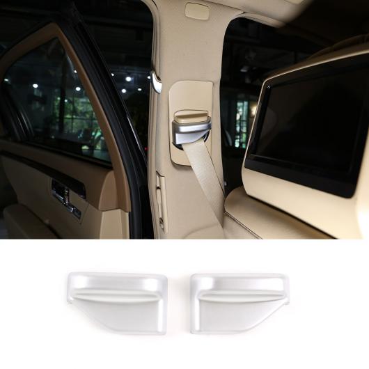 ABS クローム インテリア フロント セーフティー シート ベルト カバー トリム 装飾 アクセサリー 適用: メルセデス・ベンツ S クラス 2008-2012 W221 W222 ABS クローム AL-NN-8147 AL Interior parts for carsのサムネイル