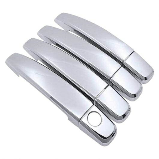 ABS クローム エクステリア ドア ハンドル カバー セーフティー ドア ハンドル カバー トリム 保護 カバー 適用: オペル/OPEL メリーバ B 2011-2017 シルバー AL-NN-8724 AL Interior parts for cars