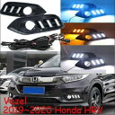 バンパー ベゼル/ヴェゼル ヘッドライト 適用: HRV デイタイム ライト HR-V 2019-2020 DRL LED ヘッドランプ フォグ ホワイト イエローブルー ホンダ シティ 2019-2020 AL-OO-0003 AL Car light(2)