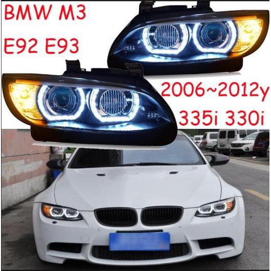 2006-2012 バンパー ヘッド ライト 適用: BMW M3 E92 E93 ヘッドライト 335i 330i LED DRL HID キセノン フォグ ヘッドランプ 1セット 2ピース BMW E92 E93 2006-2012 AFS機能 AL-OO-0771 AL Car light