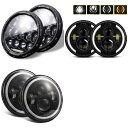 2ピース 7 インチ 300W LED ラウンド ヘッドライト 適用: スズキ サムライ SJ410 DRL HI LO ビーム ヘッドランプ ラーダ/LADA A ヘッドライト 2ピース〜C ヘッドライト 2ピース AL-OO-0896 AL Car light(2)