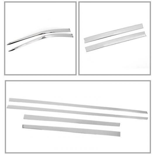 ステンレス スチール サイド ボディ スカート キット リップ カバー 適用: レクサス ES ES200 ES250 ES260 ES300 ES350 2018 2019 2020 2021 タイプ006 8ピース シルバー AL-OO-2783 AL Exterior parts for cars