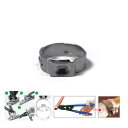 70ピース 5.8-21.0mm シングル イヤー プラス ステンレス スチール 油圧式 ホース クランプ O-クリップ パイプ フューエル エア キット AL-OO-4526 AL Car parts(2)