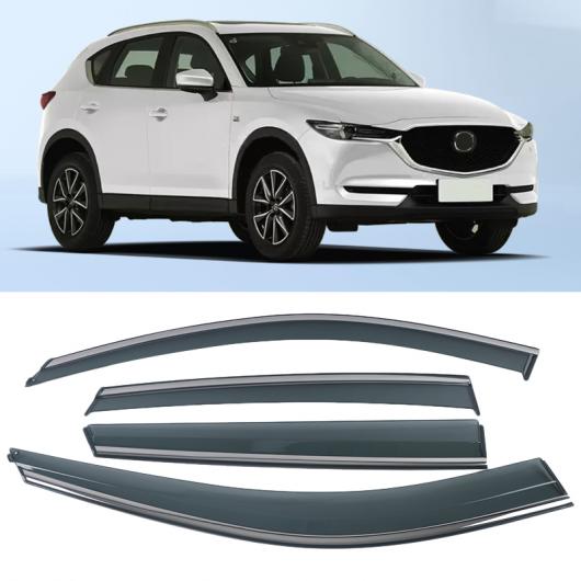 適用: マツダ CX-5 CX5 2017-2021 ウィンド バイザー デフレクタ ベント バイザー ドア サイド ウインドウ エア ガード デフレクタ スノー サン レイン AL-OO-4767 AL Car parts