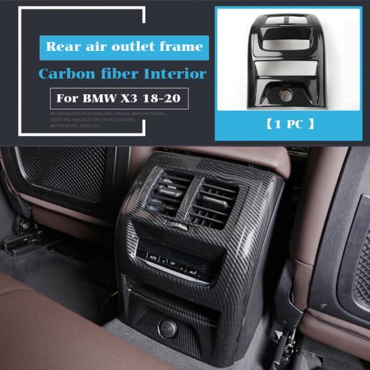 インテリア 装飾 モールディング カーボンファイバー エア コンディション CD コントロール パネル ステッカー 適用: BMW X3 X4 G01 G02 通気口 ボタン タイプ010 AL-OO-4916 AL Interior parts for cars
