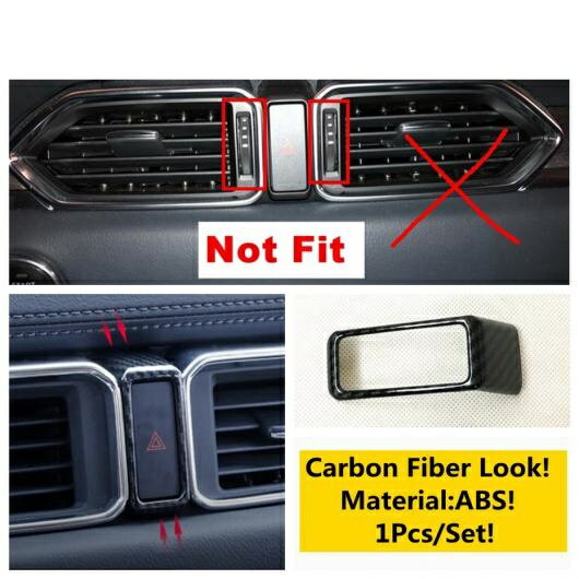ピラー A スピーカー ダッシュボード AC エア ハンドル ボウル インテリア カバー トリム カーボンファイバー インテリア アクセサリー 適用: マツダ CX-5 CX5 2017-2022 タイプD AL-OO-5138 AL Interior parts for cars