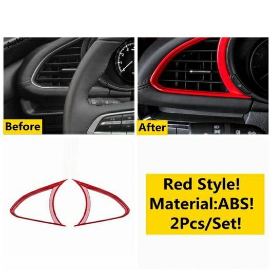 ダッシュボード 通気口 フレーム ギア シフター シフト ノブ ヘッド カバー トリム アクセサリー 適用: MAZDA3 2019-2022/CX-30 2020-2022 タイプF AL-OO-5374 AL Interior parts for cars