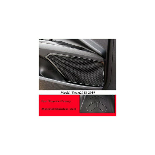 インテリア エマージェンシー ライト ランプ スイッチ ワーニング ボタン トリム カバー ステッカー アクセサリー 適用: トヨタ カムリ 70 XV70 2018 2019 2020 4ドア スピーカー AL-OO-7356 AL Interior parts for cars