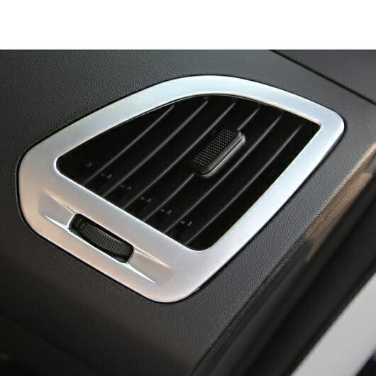 ABS マット 適用: ヒュンダイ/現代/HYUNDAI ツーソン 2011-2015 インナー フロント エア コンディション 吹き出し口 トリム カバー 装飾 アクセサリー 2ピース AL-OO-7481 AL Interior parts for cars