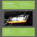 ヘッド ランプ 適用: ダッジ/DODGE ジャーニー LED ヘッドライト 2009-2016 ヘッドライト ジャーニー DRL ウインカー フリーモント エンジェル アイ プロジェクター レンズ バルブなし AL-OO-7757 AL Car light