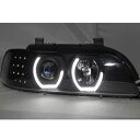 ヘッド ランプ 適用: BMW E39 LED ヘッド ランプ エンジェルアイ 1995-2003 ヘッドライト フロント ライト デイタイム ランニング H7 HID キット HID 8000K ロー ビーム AL-OO-8359 AL Car light