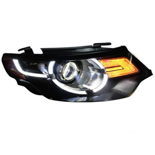 2ピース LED ヘッド ランプ 適用: ランド ローバー/ROVER ディスカバリー スポーツ ヘッドライト フロント ライト 2016-2018 デイタイム ランニング ライト 6000K LED AL-OO-8426 AL Car light