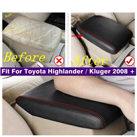 アームレスト ストレージ ボックス マット クッション カバー プロテクター 防水 パッド カーペット 適用: トヨタ ハイランダー/クルーガー 2008-2013 アクセサリー AL-PP-0026 AL Interior parts for cars