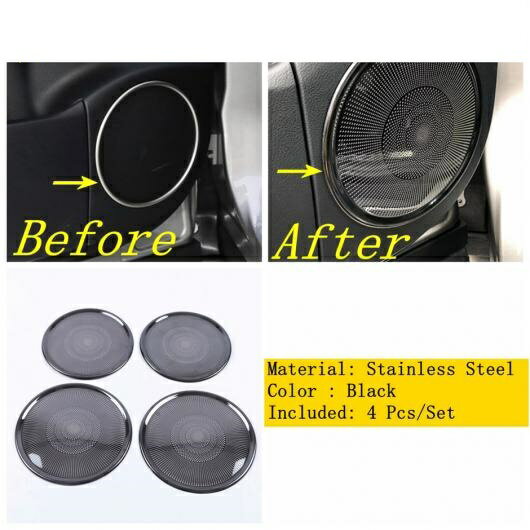 オート リア ドア ステレオ スピーカー オーディオ サウンド ラウドスピーカー ラウンド カバー トリム 適用: レクサス RX 300 450H 2016-2021 アクセサリー インテリア タイプA AL-PP-0223 AL Interior parts for cars