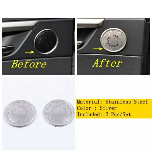 オート リア ドア ステレオ スピーカー オーディオ サウンド ラウドスピーカー ラウンド カバー トリム 適用: レクサス RX 300 450H 2016-2021 アクセサリー インテリア タイプD AL-PP-0223 AL Interior parts for cars