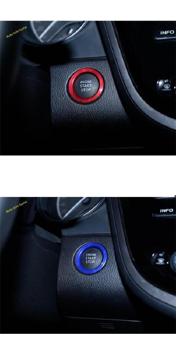 エンジン スタート ストップ プッシュ ボタン キー ホール スイッチ 装飾 リング カバー トリム 適用: トヨタ カムリ 2018-2022 アクセサリー タイプA・タイプB AL-PP-0206 AL Car parts