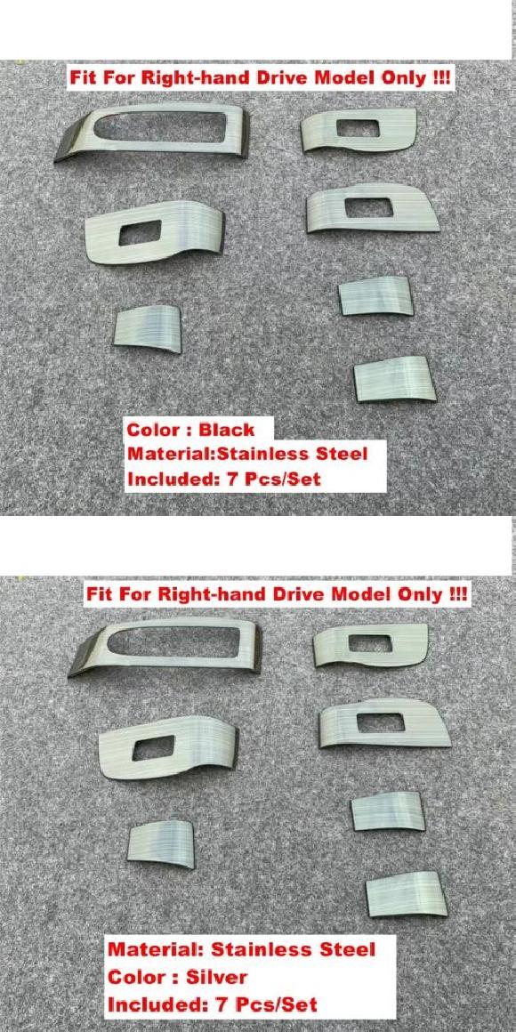 右ハンドル用 ドア ハンドル ホルダー ウインドウ ガラス リフト スイッチ ボタン コントロール パネル カバー トリム 適用: MAZDA3 2019-2022/CX-30 ブラック・シルバー A AL-PP-0260 AL Car parts