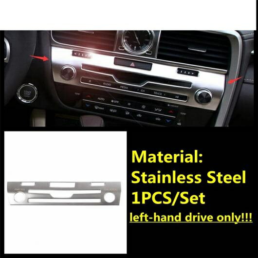 ドライビング モデル ノブ/セントラル コントロール CD パネル/時計 リング/エア AC 吹き出し口 カバー トリム 適用: レクサス RX RX450H 2016-2021 タイプA AL-PP-0621 AL Interior parts for cars