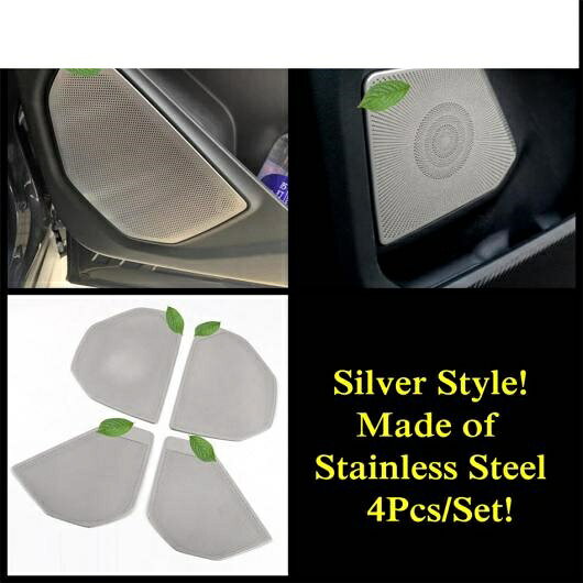 ドア ステレオ スピーカー ウインドウ リフト ボタン シフト ギア パネル カバー トリム 適用: フォード/FORD エクスプローラー 2020 2021 2022 ステンレス スチール インテリア キット タイプB AL-PP-1221 AL Interior parts cars