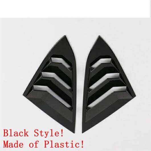 アクセサリー 適用: ホンダ シビック セダン 2016-2019 アウトサイド リア テール ウインドウ ローバー/ROVER スクープ 吹き出し口 モールディング カバー キット トリム タイプA AL-PP-1293 AL Exterior parts for cars