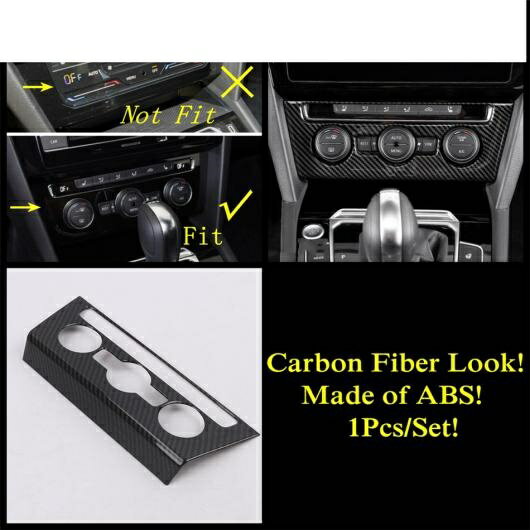 セントラル コントロール AC エアコン パネル カバー トリム ABS/ステンレス スチール インテリア 適用: フォルクスワーゲン/VOLKSWAGEN アルテオン 2018-2020 A ABS AL-PP-1325 AL Interior parts for cars
