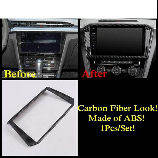 GPS ナビゲーション ラジオ CD DVD プレーヤー ダッシュボード フレーム ABS/ステンレス スチール カバー トリム 適用: フォルクスワーゲン/VOLKSWAGEN アルテオン 2018-2020 A ABS AL-PP-1326 AL Interior parts for cars