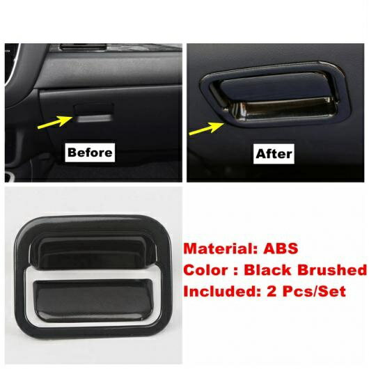エア AC/ドア スピーカー/ハンドル ボウル/リフト ボタン パネル/グローブ ストレージ ボックス カバー トリム 適用: 三菱 アウトランダー 2016-2020 タイプG AL-PP-1436 AL Interior parts for cars