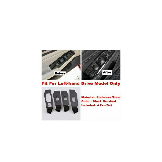 ブラック模様 リフト ボタン/ドア スピーカー/エア AC/ダッシュボード ストリップ/グローブ ボックス カバー トリム 適用: 日産 アルティマ/ティアナ 2019-2022 リフト ボタン AL-PP-1753 AL Interior parts for cars