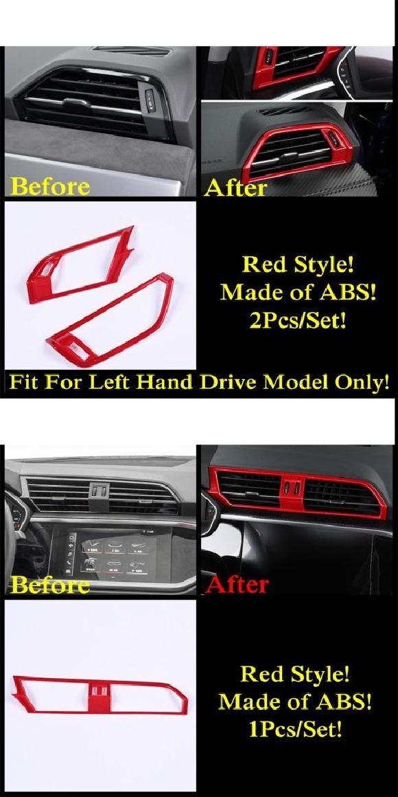 ギア シフト パネル ハンドル ボウル ウインドウ リフト ダッシュボード エア AC 吹き出し口 カバー トリム インテリア アクセサリー 適用: アウディ/AUDI Q3 F3 2019-2022 タイプC・タイプH AL-PP-1829 AL Interior parts for cars