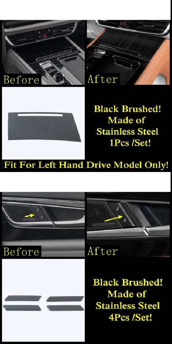 ウインドウ リフト AC 通気口 ヘッド ランプ ギア パネル カバー トリム 適用: VW フォルクスワーゲン/VOLKSWAGEN アトラス/テラモント 2021 2022 ステンレス スチール タイプD・タイプG AL-PP-1998 AL Interior parts for cars