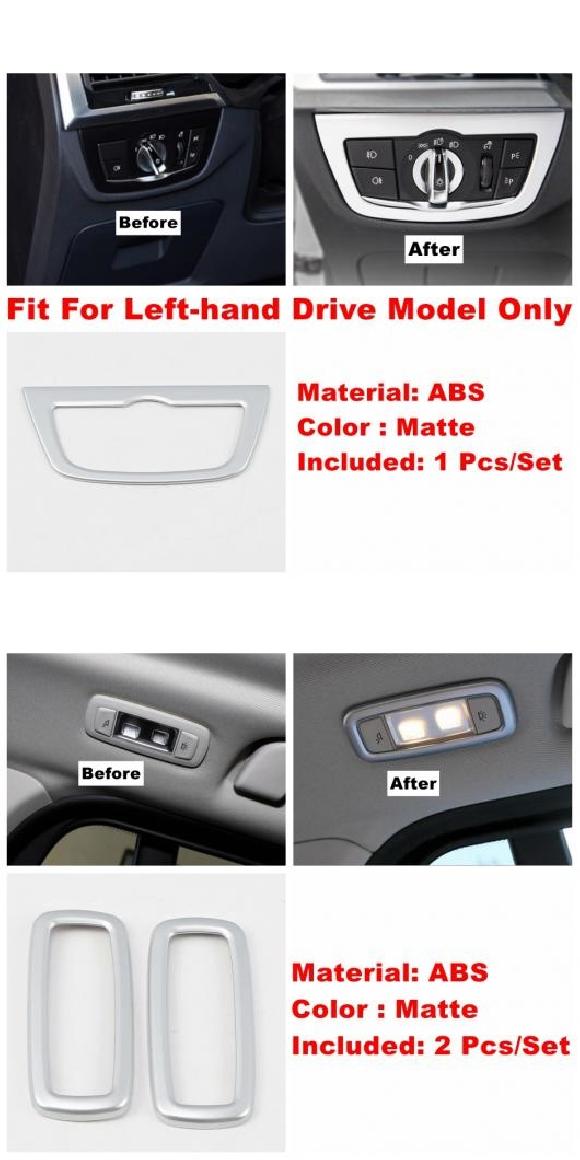 ダッシュボード エア AC ランプ コントロール リフト ボタン パネル カバー トリム 適用: BMW X3 G01 2018-2022 X4 G02 2019-2022 マット インテリア タイプD・タイプF AL-OO-9198 AL Interior parts for cars