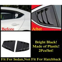 適用: MAZDA3 セダン 2014-2018 リア ウインドウ サイド ルーバー 吹き出し口 カバー トリム プラスチック アクセサリー マットブラック/カーボンファイバー/レッド ブライトブラック AL-OO-9651 AL Exterior parts for cars