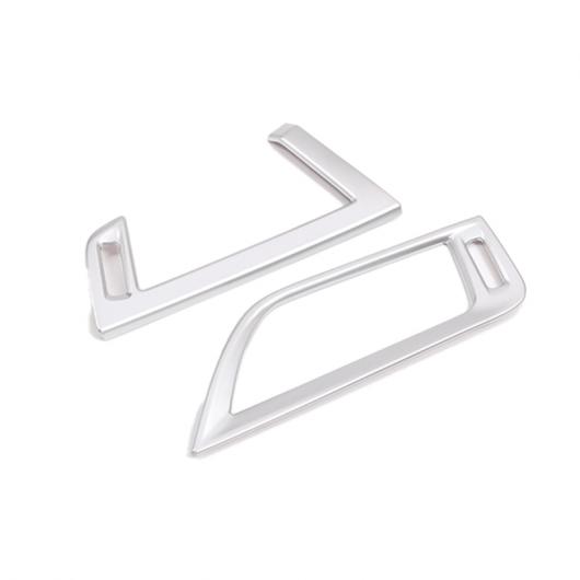 適用: BMW 5シリーズ G30 2018-2021 ABS クローム ダッシュボード サイド エアコン 吹き出し口 AC 装飾 フレーム カバー トリム アクセサリー シルバー AL-PP-2466 AL Interior parts for cars