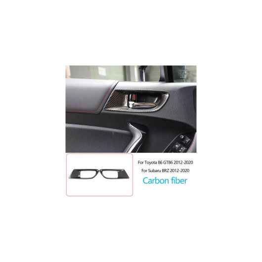 ギアシフト パネル AC 吹き出し口 ドア ハンドル カバー トリム 適用: トヨタ 86/スバル BRZ 2012-2020 ABS カーボンファイバー インテリア アクセサリー タイプ006 AL-PP-3428 AL Interior parts for cars